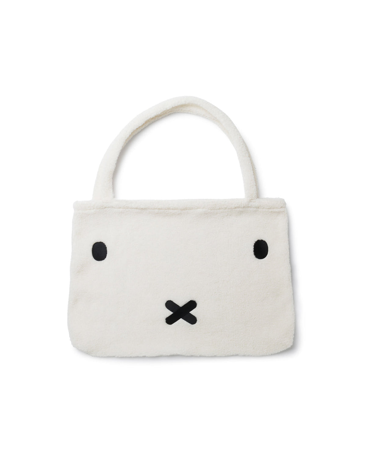 White Miffy terry cloth bag.