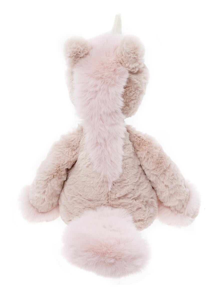 Plush toy with a soft, fluffy texture on a white background