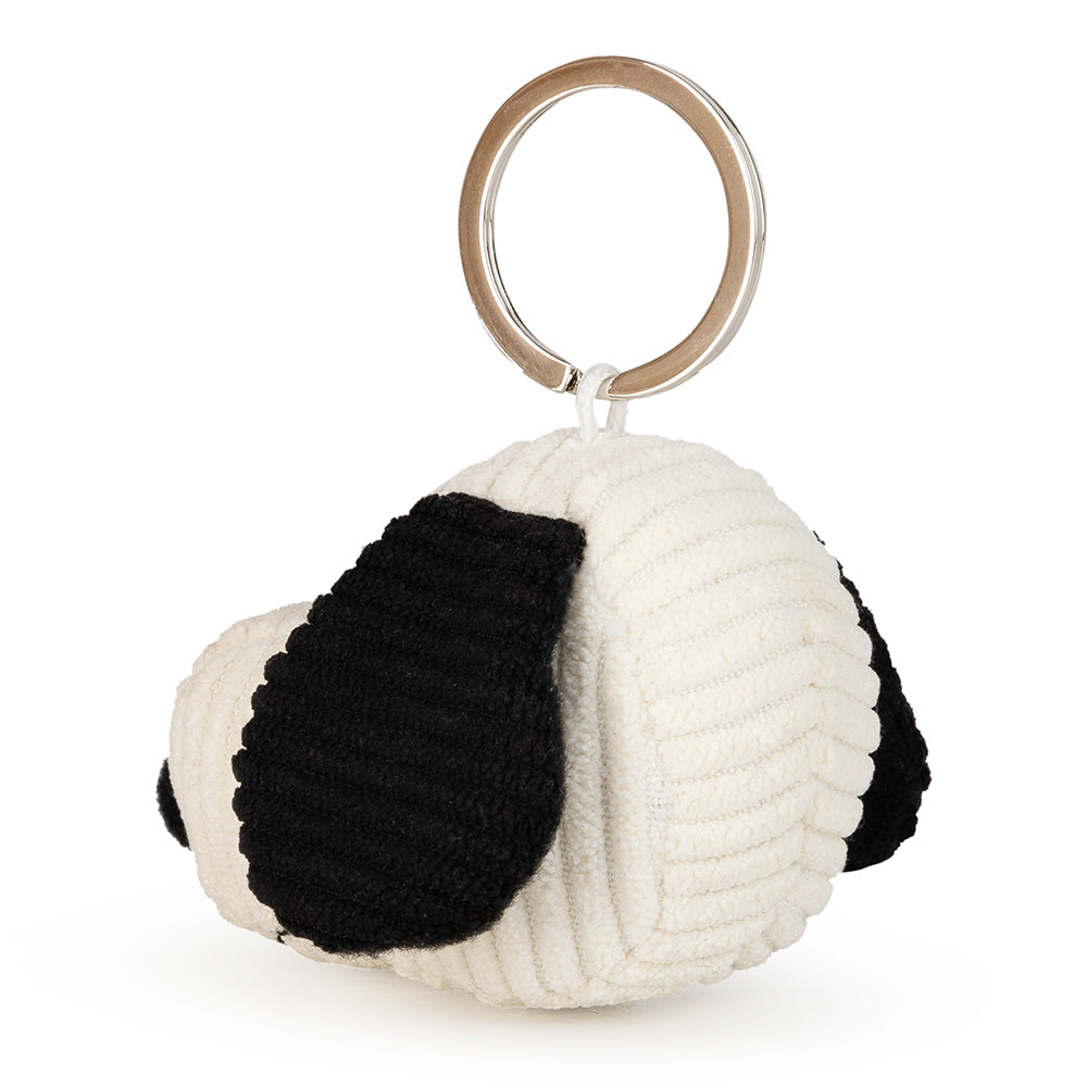 Stuffed animal panda keychain.
