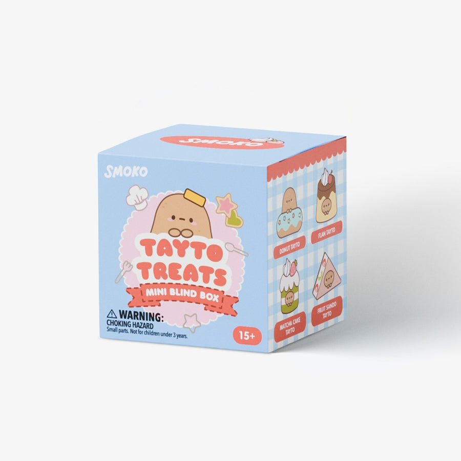Tayto Treats blind box packaging on a white background
