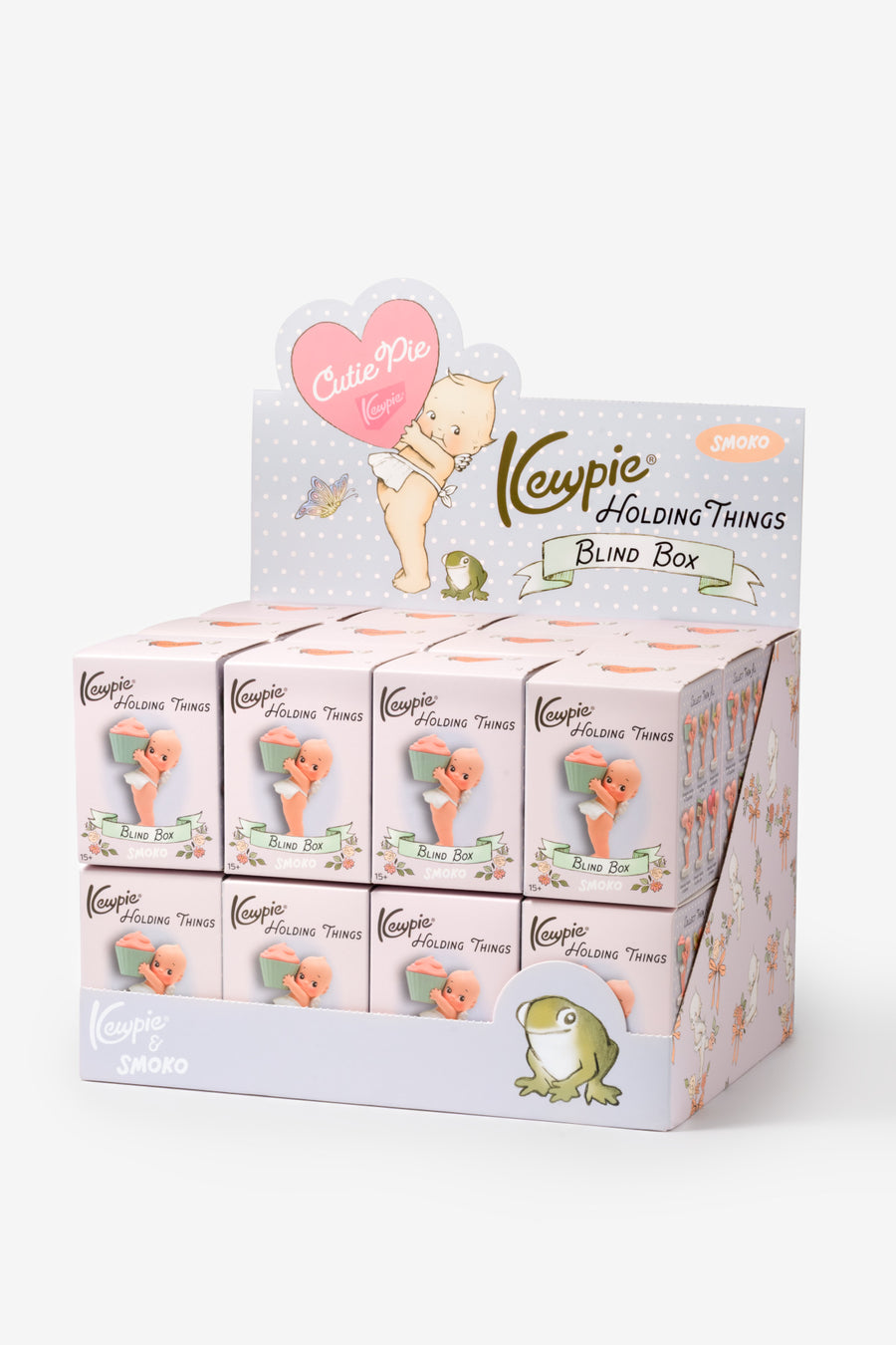 Kewpie blind box set packaging on a white background