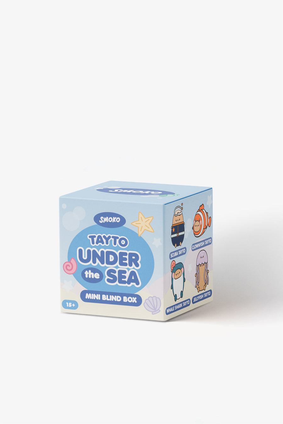 Tayto Under the Sea mini blind box packaging on a white background