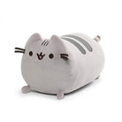 Gray Pusheen plush toy with stripes and whiskers.