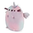 Pastel plush Pusheen cat with a unicorn horn and wings.