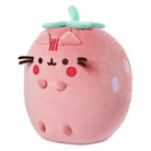 Pink strawberry cat plushie.