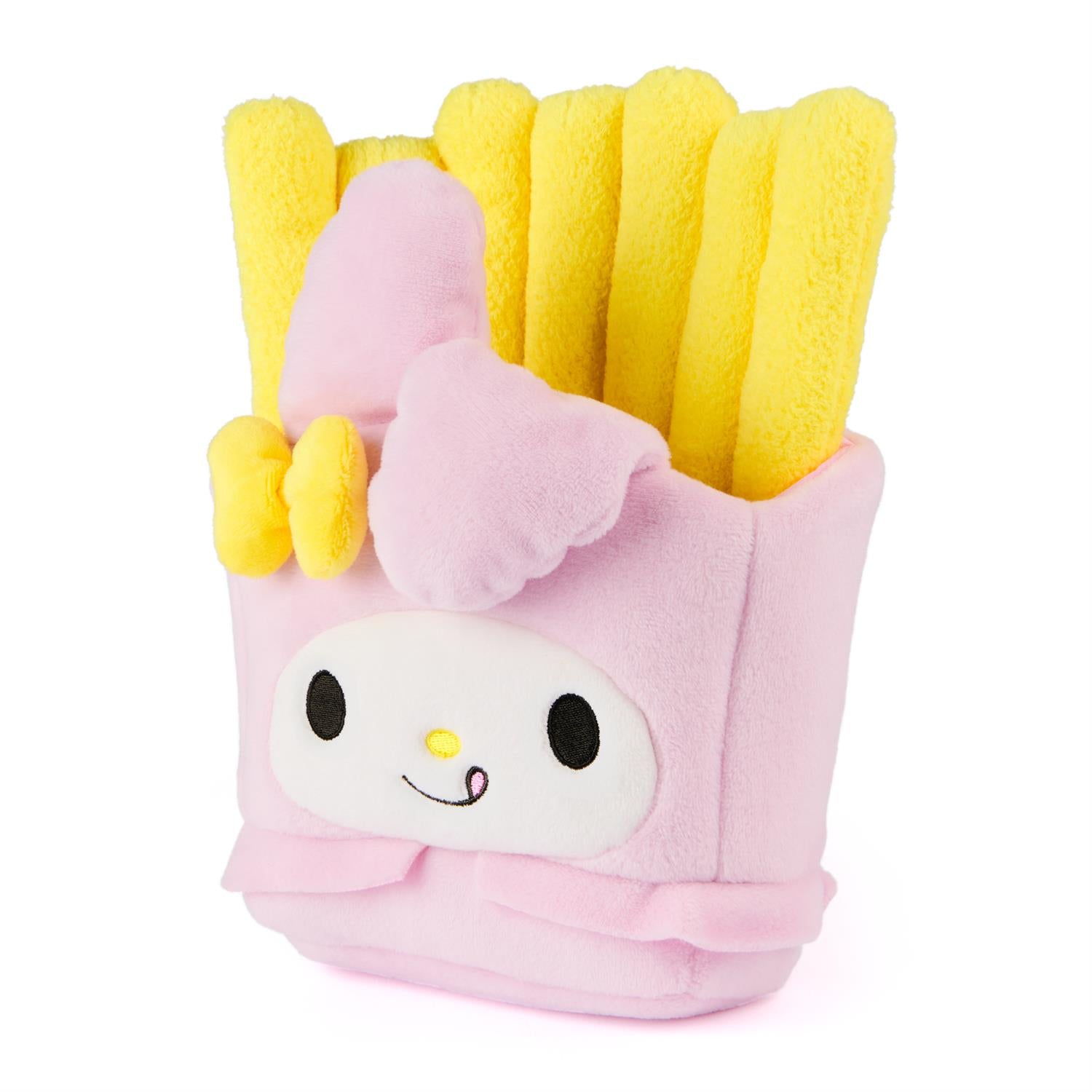 Plush pink French fries with My Melody face.