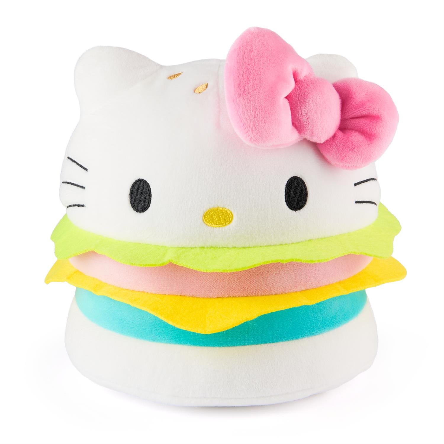 Stuffed toy of Hello Kitty as a burger.