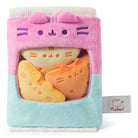 Plush box with Pusheen cat characters.