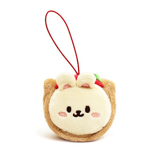 Stuffed bunny keychain.