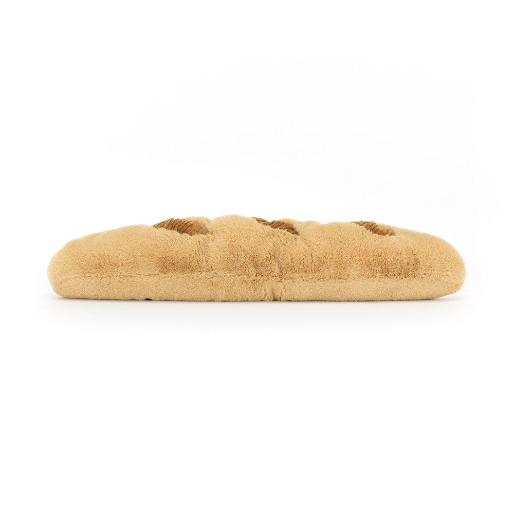 Tan plush baguette.