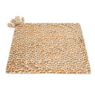 Giraffe print baby lovey blanket.