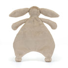 Beige rabbit plush lovey.