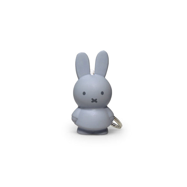 Blue Miffy bunny keychain.