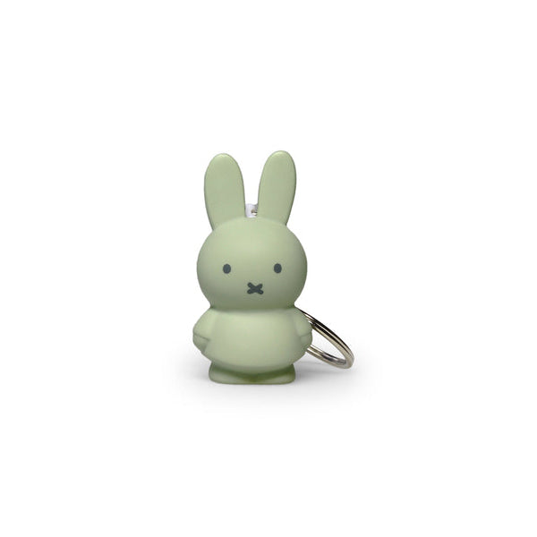 Green Miffy bunny keychain.