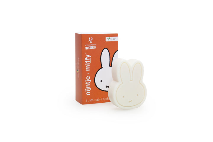 Rabbit-shaped soap and packaging.