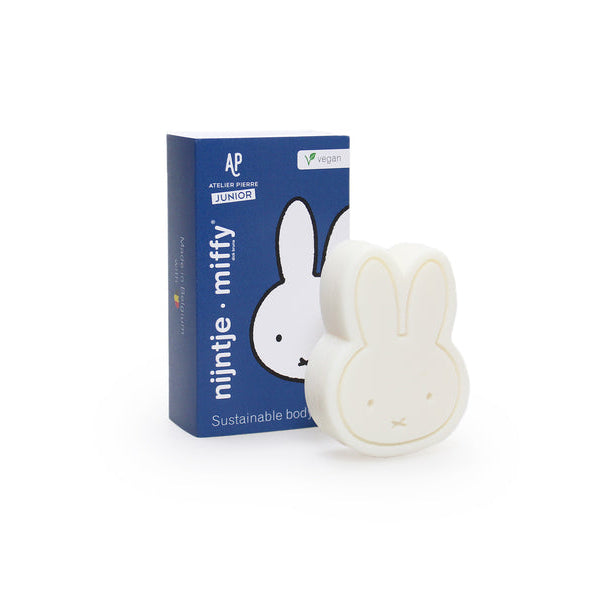 Miffy soap bar and product box.