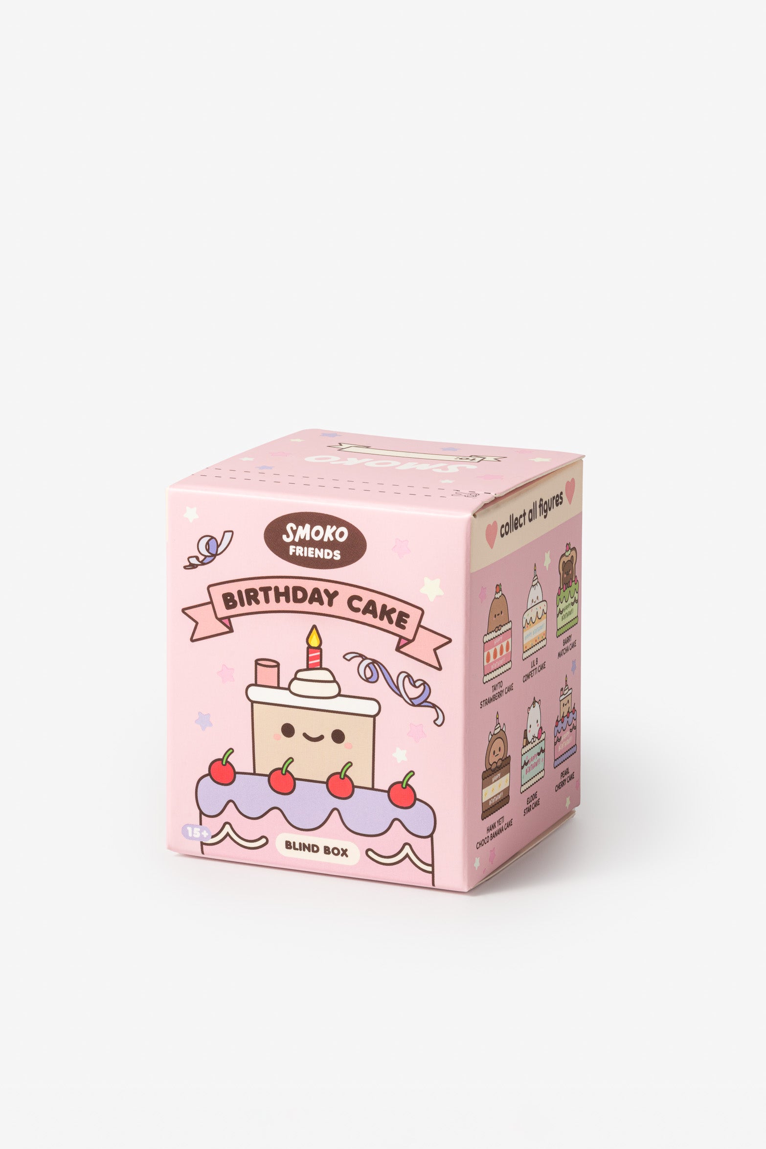 Pink Smoko Friends Birthday Cake blind box.
