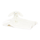 White bunny plush comfort blanket.