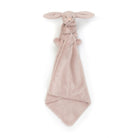 Pink bunny plush security blanket.