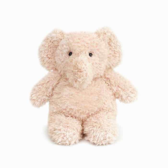 Stuffed plush elephant toy.
