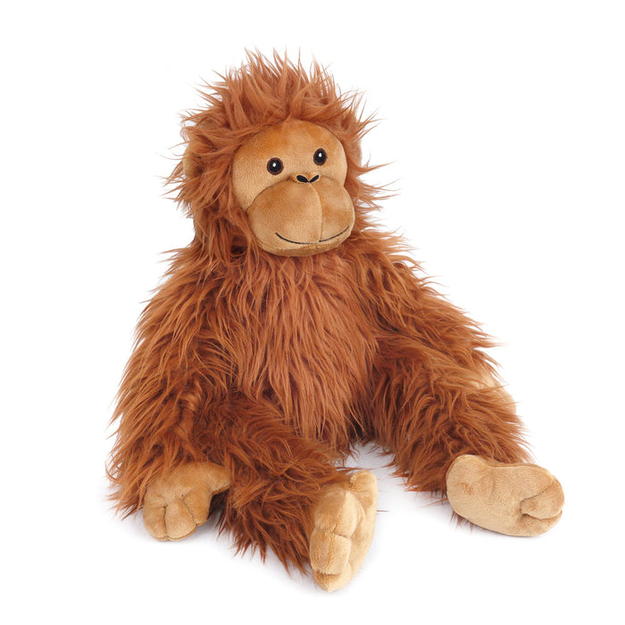 Stuffed orangutan toy.