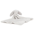 Gray plush bunny security blanket.
