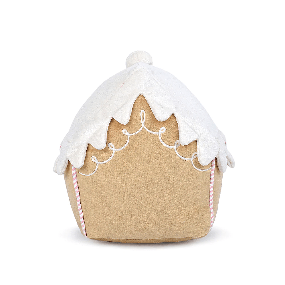 Stuffed gingerbread house.