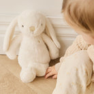 Stuffed bunny with baby.