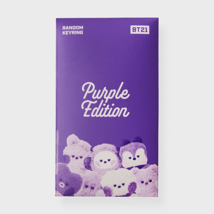 Purple BT21 Random Keyring Purple Edition box.