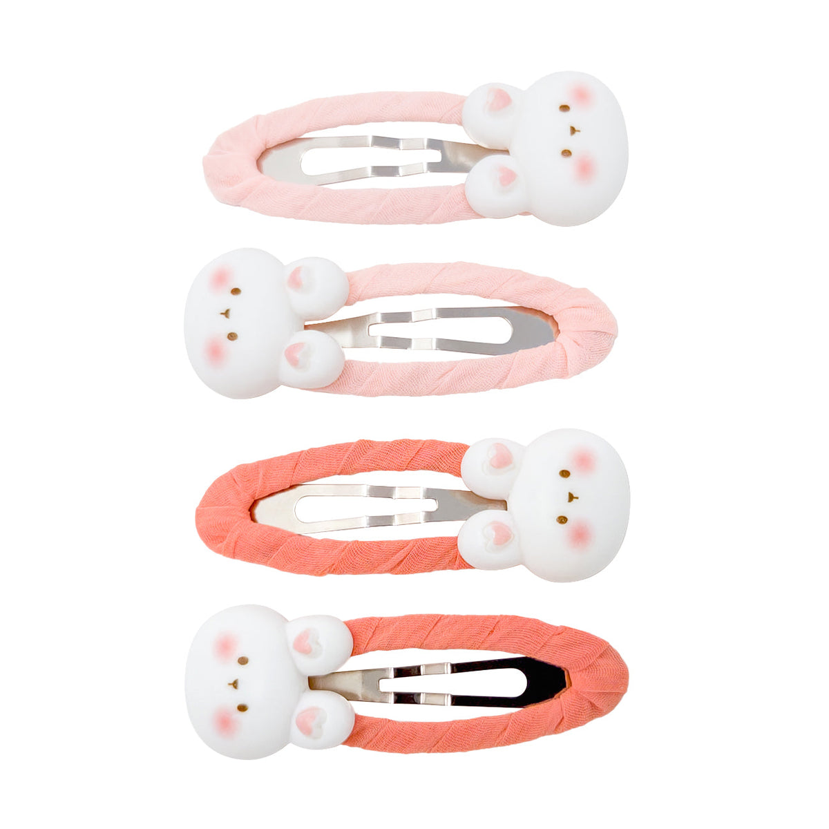 Babyhug Snap Clips And Rubber Band Pack of 8 - Multicolor
