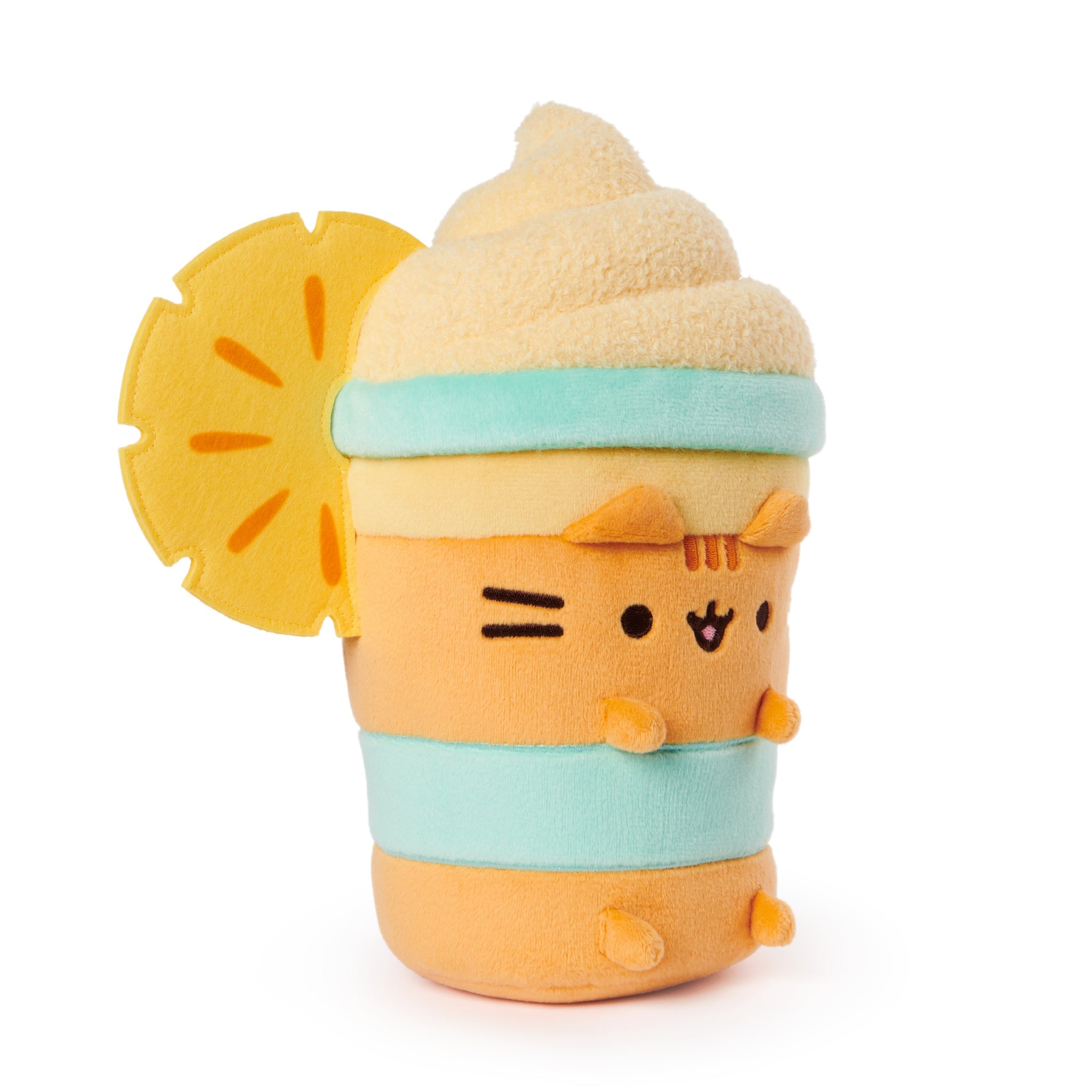 Pusheen ice cream plush toy with pineapple slice.