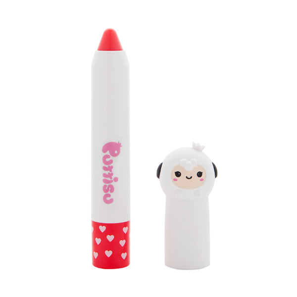 Lip crayon with a sheep character cap.