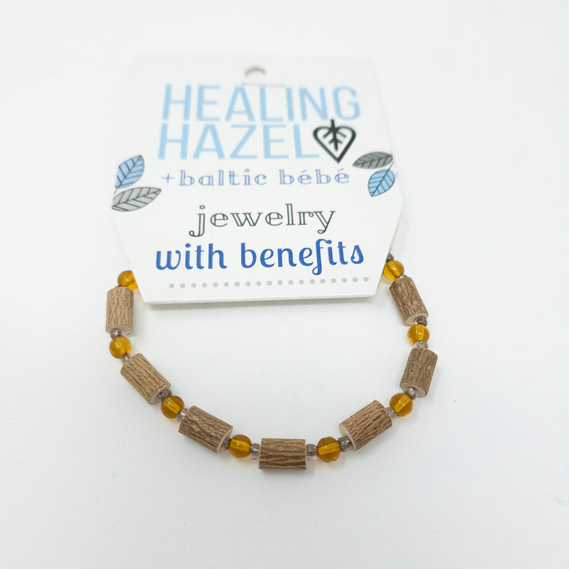 Healing Hazel - Hazelamber Adult Wrist Bracelet Polished 7.5"