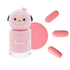 Pink nail polish with sheep-shaped cap.