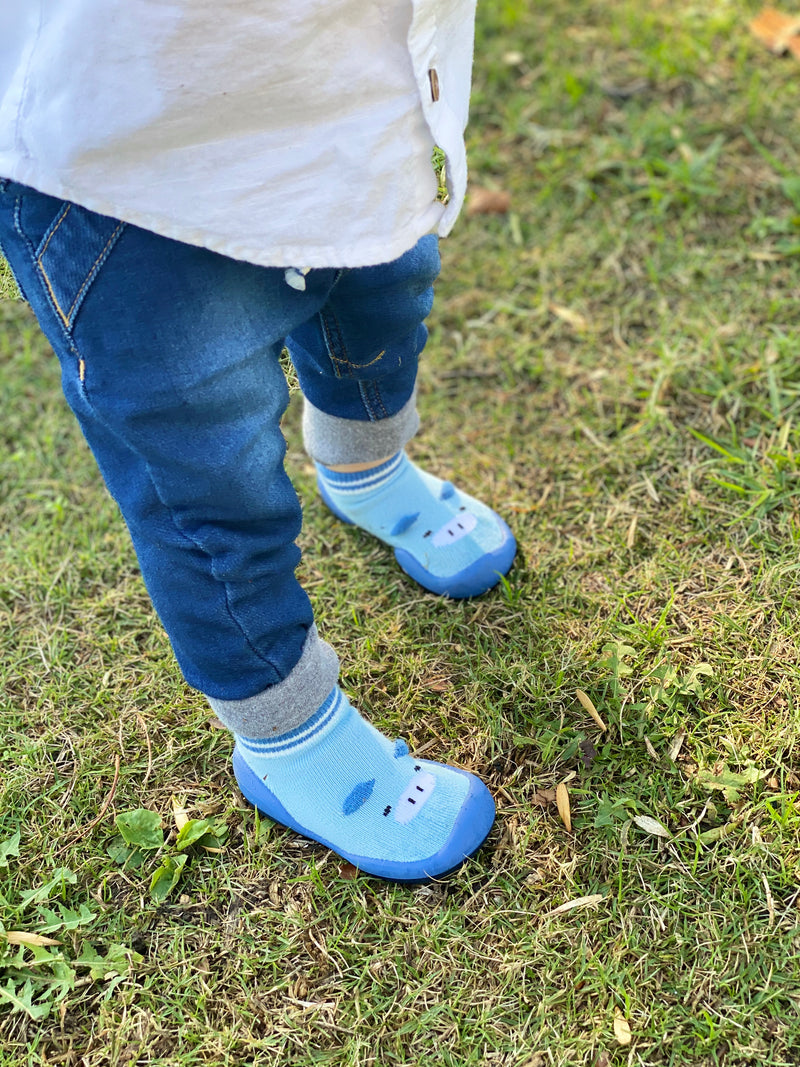 Komuello Baby Shoes - Piglet - Blue