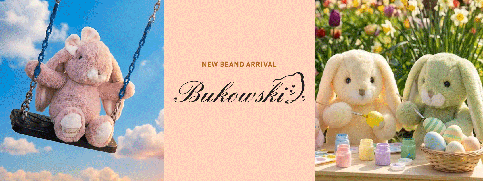 Promotional banner for Bukowski bear brand new arrival.