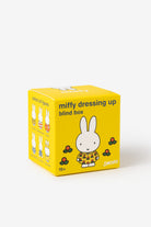 Yellow packaging box with a cartoon rabbit character on a white background