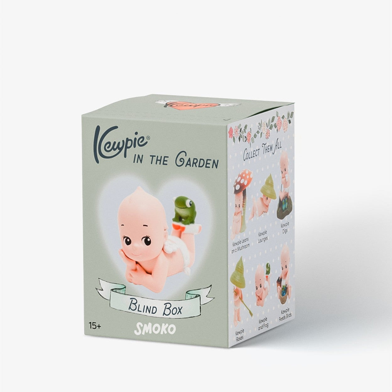 Keypix blind box packaging with illustrations on a white background