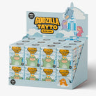 Display box of Godzilla Tayto盲盒 on a white background