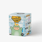 Box packaging of a toy figure with 'Godzilla Tayto' branding on a white background
