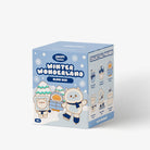 A light blue and white product box for the Sword Games 'Winter Wonderland Blind Box' featuring cute cartoon snowman characters on the front, set against a clean white background.