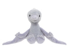 Plush toy octopus on a white background