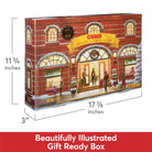 Gund Advent calendar packaging with dimensions and product details.