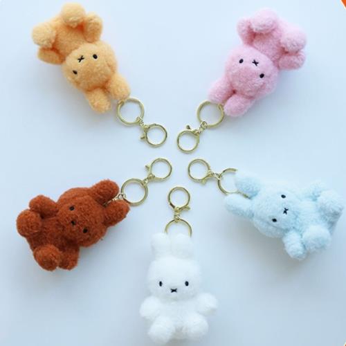 MIFFY CREAMY BACKPACK KEYCHAIN - ORANGE 12CM – JINI MINI