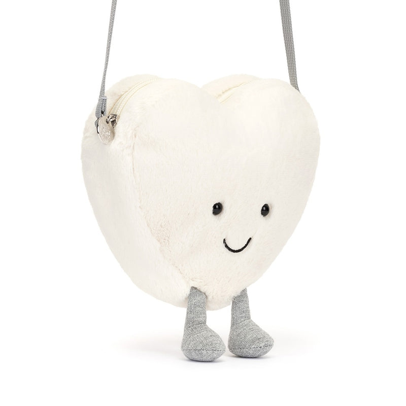 Amuseables Cream Heart Bag