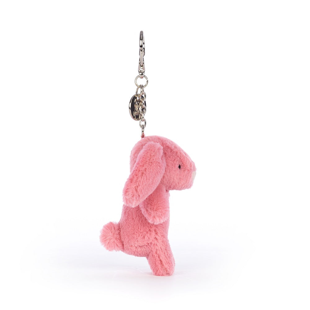 Jellycat Bashful Bunny Pink Bag Charm - Welcome to Palermo Gift Shop