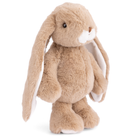 Plush toy rabbit with long ears on a white background