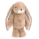 Plush brown bunny toy on a white background