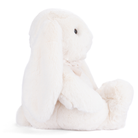 White plush toy on a white background