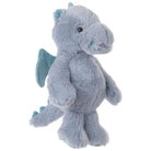 Plush dragon toy on a white background